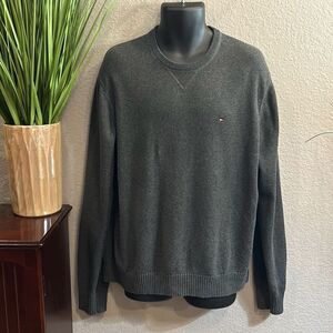 RB10 Tommy Hilfiger, charcoal, Gray, crewneck pullover sweater size XL